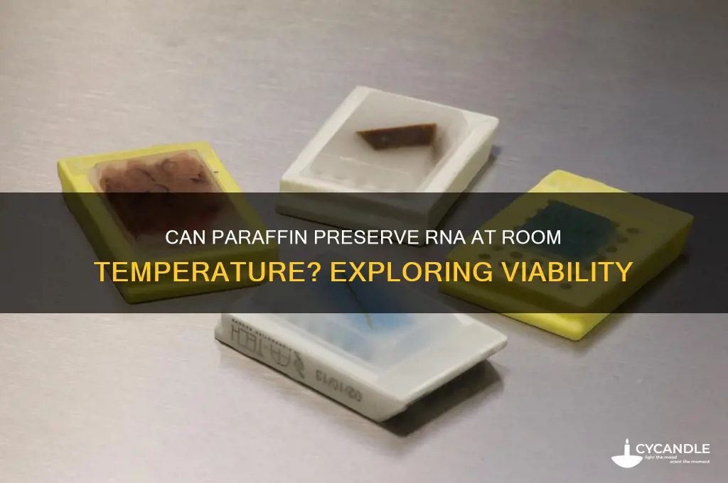 will paraffin preserve rna at room temperature