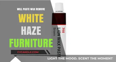Can Paste Wax Effectively Remove White Haze from Furniture?