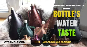Does Sealed Melted Beeswax Alter Leather Bottle Water Taste?