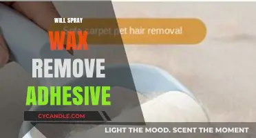 Can Spray Wax Effectively Remove Adhesive Residue? A Quick Guide