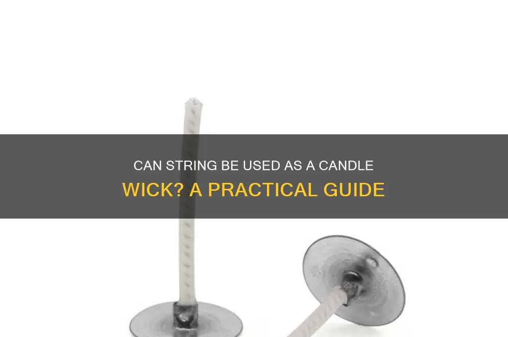 will string work as a candle wick