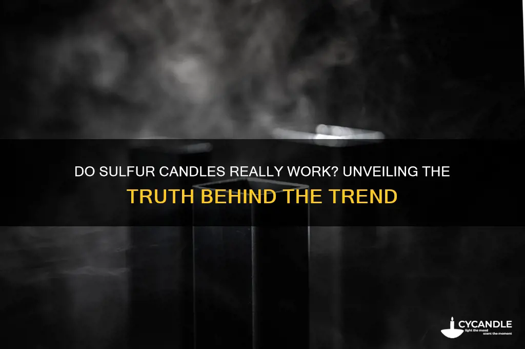 will sulfur candles work