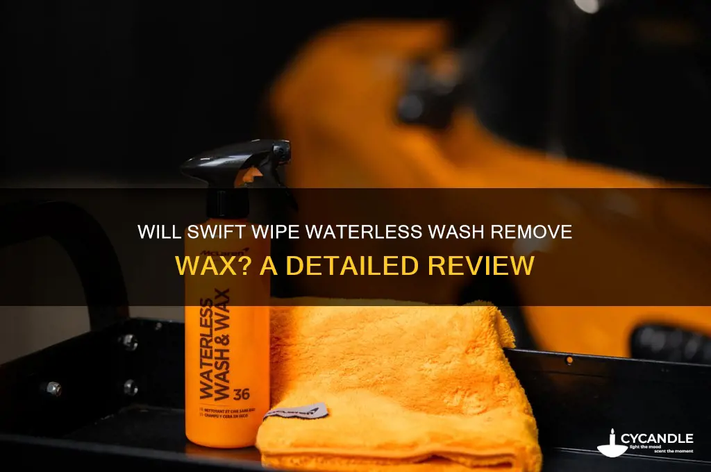 will swift wipe waterless wash remove wax