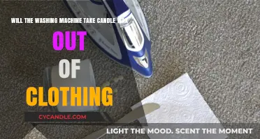 Can Your Washing Machine Remove Candle Wax Stains from Clothes?