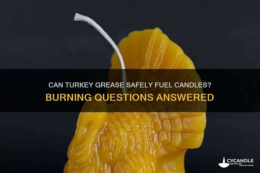 will turkey grease burn in a candle