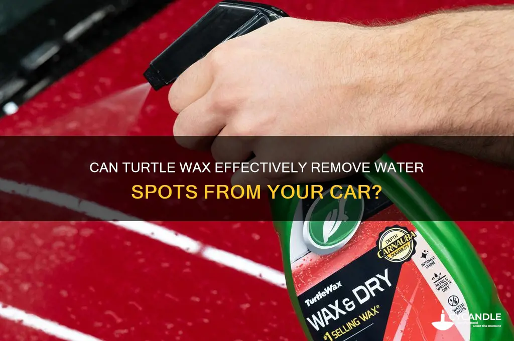will turtle wax remove water spots