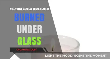 Can Votive Candles Safely Burn Under Glass Without Breaking It?