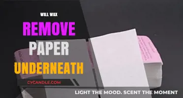 Can Wax Safely Remove Paper Underneath? A Detailed Guide