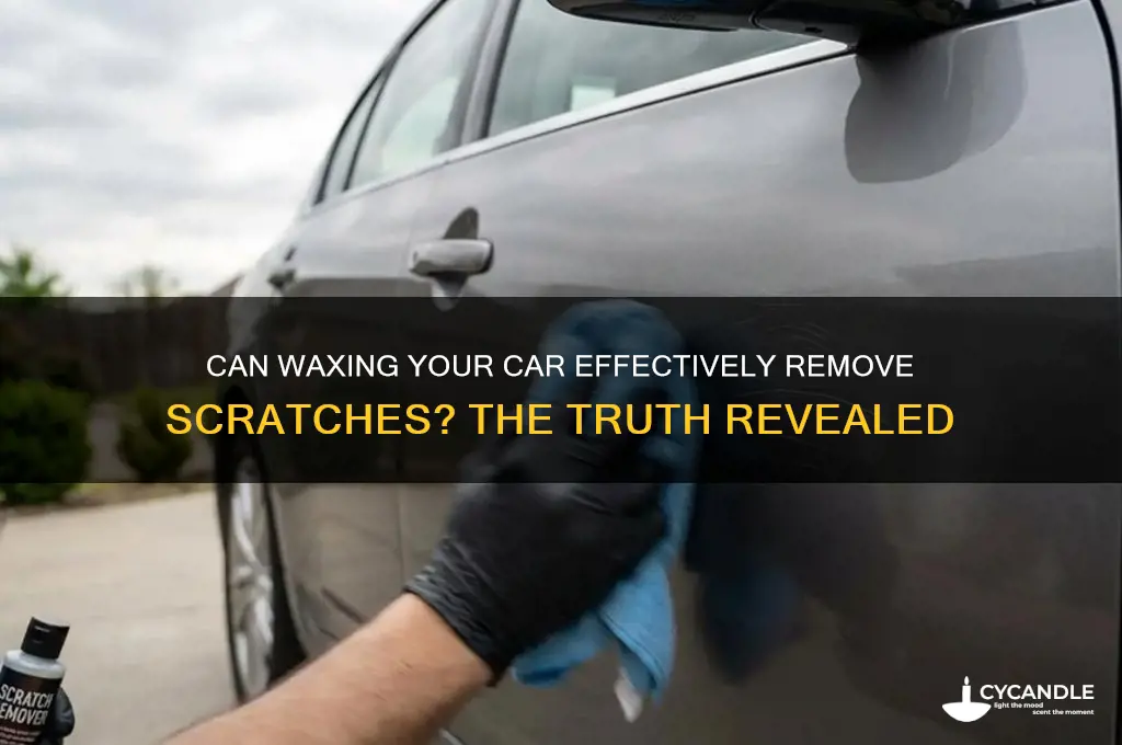 will waxing a car remove scratches