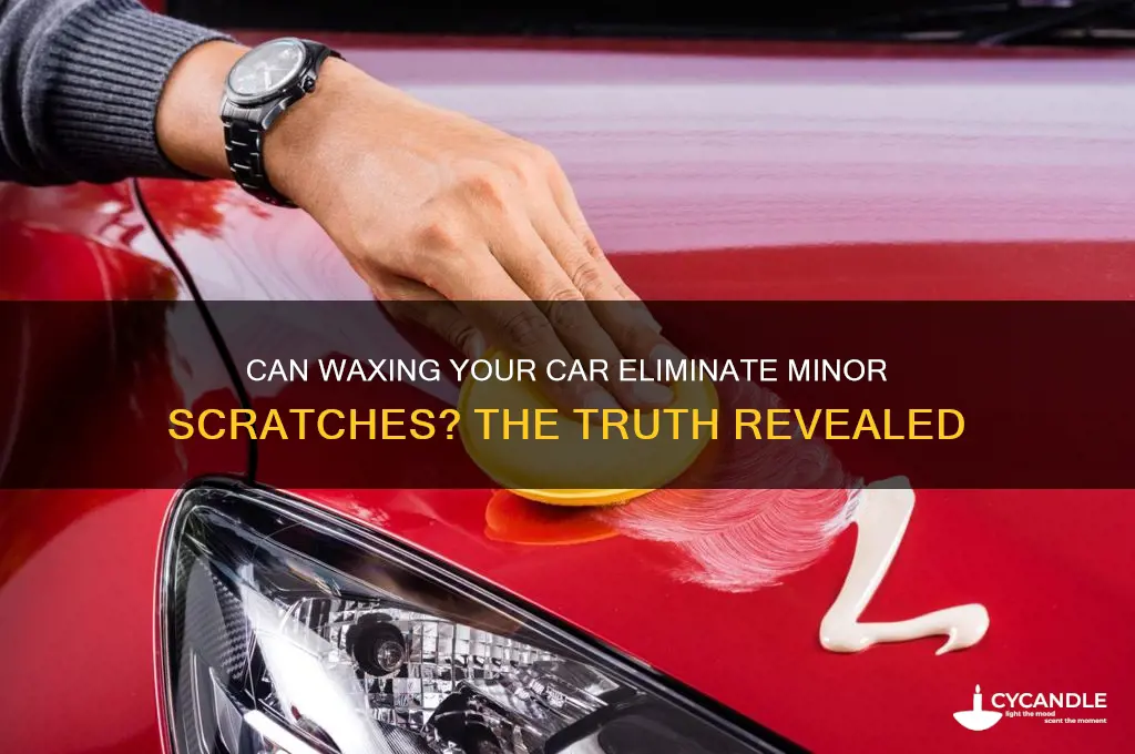 will waxing a car remove small scratches