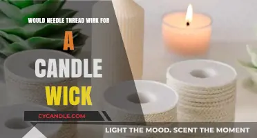 Can Needle Thread Replace Traditional Wicks in Candle Making?