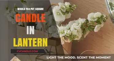 Square Candles in Lanterns: Creative Idea or Design Mishap?